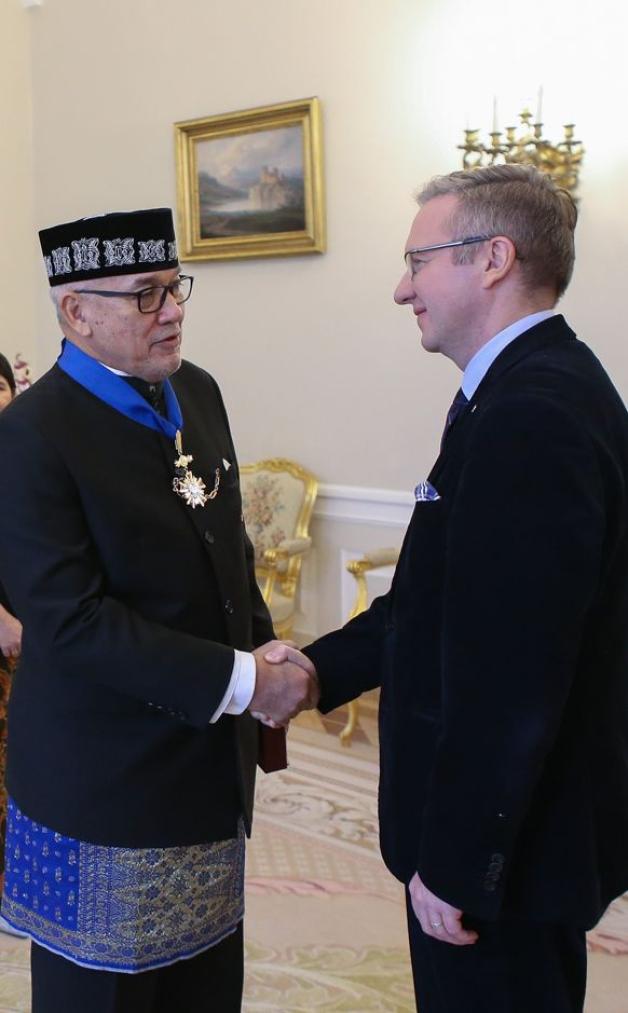 Odznaczenie dla Ambasadora Republiki Indonezji